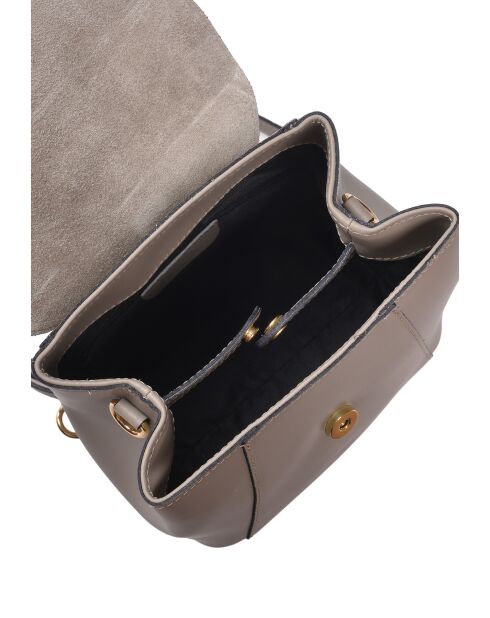 Sac à dos en cuir SS26 RM 3162 taupe - 21.5x20x12 cm