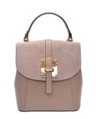 Sac à dos en cuir SS26 RM 3162 rose poudré - 21.5x20x12 cm