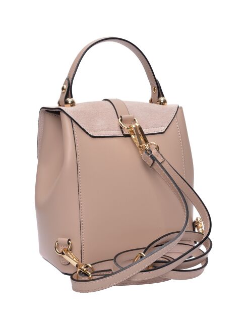 Sac à dos en cuir SS26 RM 3162 rose poudré - 21.5x20x12 cm
