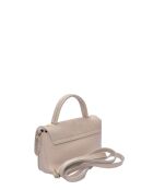 SS26 RM 147T beigefarbene Lederhandtasche - 11,5 x 17,5 x 3,5 cm