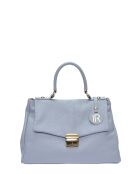 SS26 IR 1982T himmelblaue Lederhandtasche - 21x28,5x11,5 cm