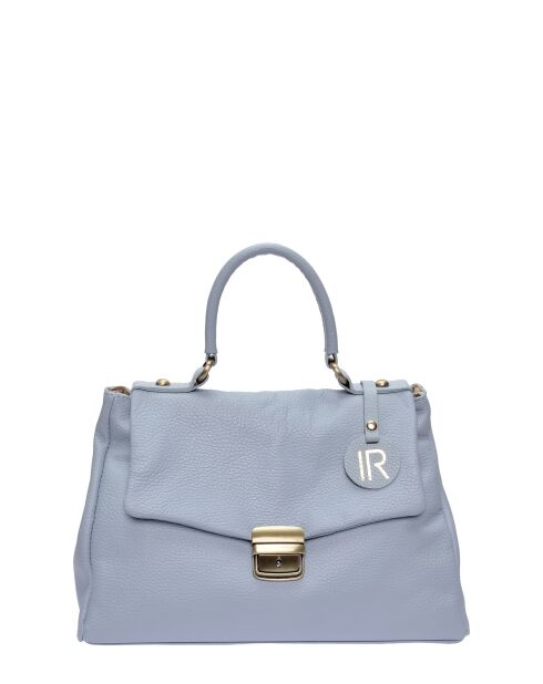 SS26 IR 1982T himmelblaue Lederhandtasche - 21x28,5x11,5 cm