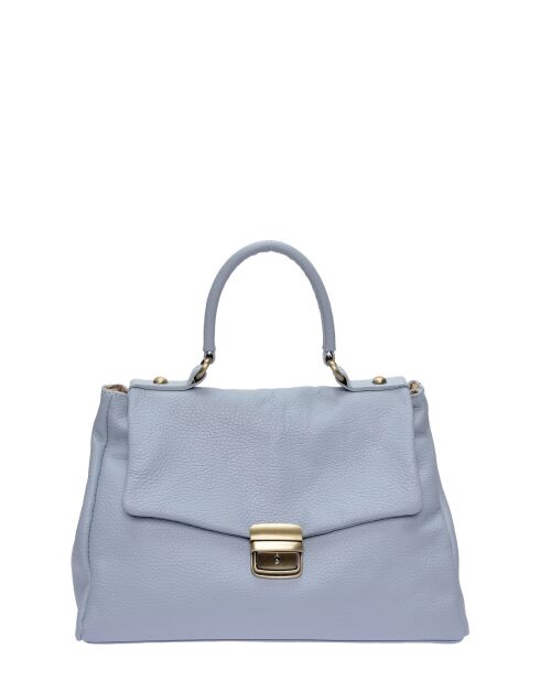 SS26 IR 1982T himmelblaue Lederhandtasche - 21x28,5x11,5 cm