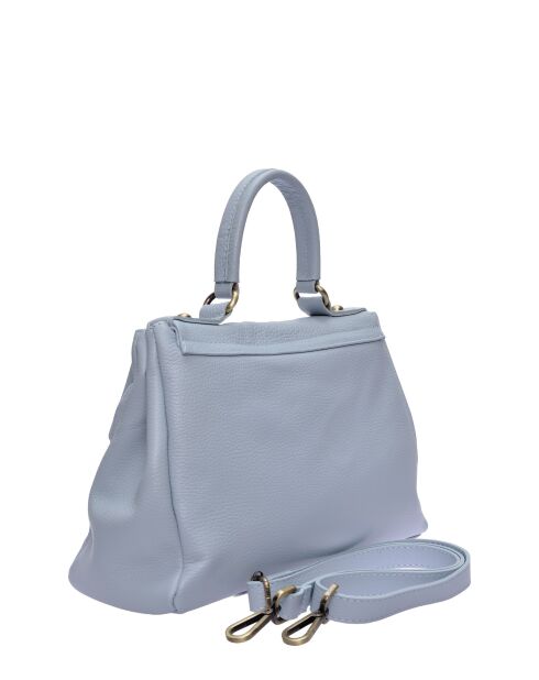 SS26 IR 1982T himmelblaue Lederhandtasche - 21x28,5x11,5 cm