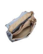 SS26 IR 1982T himmelblaue Lederhandtasche - 21x28,5x11,5 cm