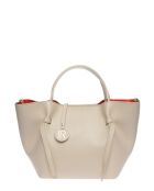 SS26 IR 1975T Handtasche aus beigem Leder - 24x38x13,5 cm