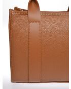 SS26 IR 1980T cognac leren handtas - 18,5x22x8 cm
