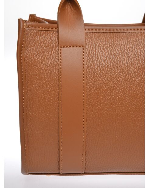 SS26 IR 1980T cognac leren handtas - 18,5x22x8 cm