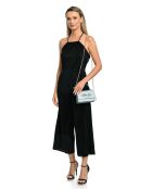 SS26 IR SBV 6 hemelsblauwe leren schoudertas - 11x19x6,5 cm