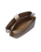 SS26 IR 188 beige leren draagtas - 21x25x13 cm