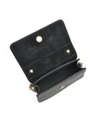 SS26 IR SBV 6 Schultertasche aus schwarzem Leder - 11x19x6,5 cm
