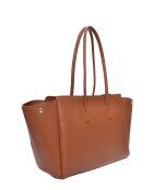 SS26 IR 177T cognac leren schoudertas - 26x32x10 cm