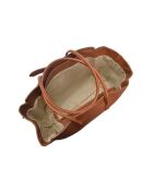 SS26 IR 177T cognac leren schoudertas - 26x32x10 cm
