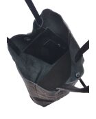 SS26 IR 175 zwarte leren Hobo-tas - 28,5x25,5x8 cm