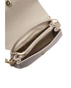 SS26 IR 183T Schultertasche aus beigem Leder - 17x25x5 cm