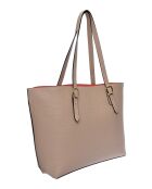 SS26 IR 176 Schultertasche aus taupefarbenem Leder - 26x29x9,5 cm