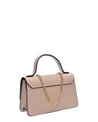 SS26 IR SBV 6 poederroze leren schoudertas - 11x19x18,5 cm