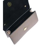 SS26 IR SBV 6 poederroze leren schoudertas - 11x19x18,5 cm