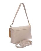 SS26 RM 150T Schultertasche aus beigefarbenem Leder - 17x24,5x6,5 cm