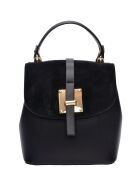 Sac à dos en cuir SS26 RM 3162 noir - 21.5x20x12 cm