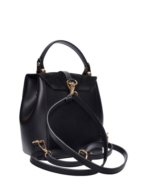 Sac à dos en cuir SS26 RM 3162 noir - 21.5x20x12 cm