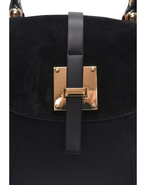 Sac à dos en cuir SS26 RM 3162 noir - 21.5x20x12 cm