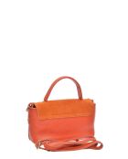 Borsa a mano SS26 RM 147T in pelle arancione - 11.5x17.5x3.5 cm