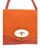 Borsa a mano SS26 RM 147T in pelle arancione - 11.5x17.5x3.5 cm