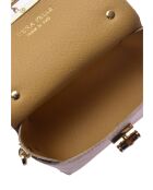 SS26 RM 8193 bronzen leren schoudertas - 8,5x15x8 cm