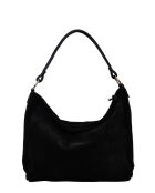 SS26 IR 8170 zwarte leren schoudertas - 27x32x11 cm