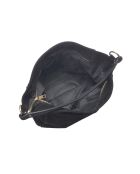 SS26 IR 8170 zwarte leren schoudertas - 27x32x11 cm