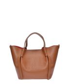 SS26 IR 1975T Handtasche aus cognacfarbenem Leder - 24x38x13,5 cm