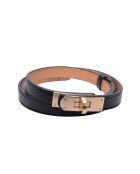 Ceinture en cuir SS26 IR 141 noir - 55-10x50-94 cm