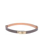 Ceinture en cuir SS26 IR 141 gris - 55-10x50-94 cm