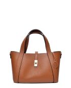 SS26 IR 121 Handtasche aus cognacfarbenem Leder - 20x30x12 cm