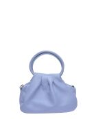 SS26 LV 195 himmelblaue Lederhandtasche - 16x22x12 cm