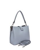 SS26 IR 188 Tragetasche aus himmelblauem Leder, 21 x 25 x 13 cm