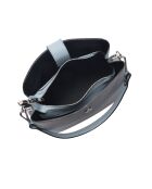 SS26 IR 188 Tragetasche aus himmelblauem Leder, 21 x 25 x 13 cm