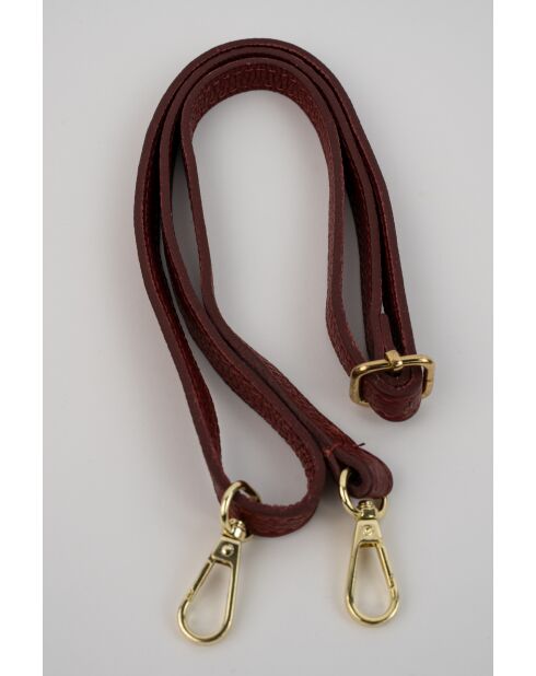 Braune Raze Schultertasche aus Veloursleder - 42 X 35 X 8 cm