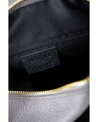 Schultertasche Jazz aus Leder in Taupe — 27 x 18 x 9 cm