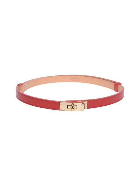 Ceinture en cuir SS26 IR 141 rouge - 55-10x50-94 cm