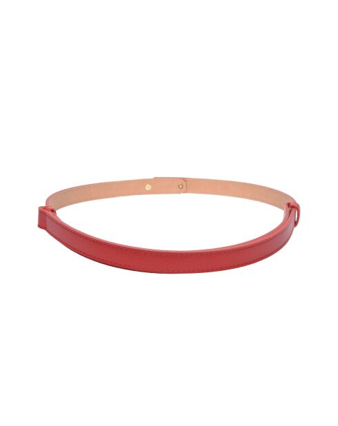 Ceinture en cuir SS26 IR 141 rouge - 55-10x50-94 cm
