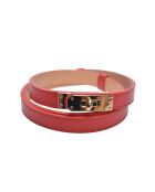Ceinture en cuir SS26 IR 141 rouge - 55-10x50-94 cm