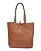SS26 IR 175 cognac leren Hobo-tas - 28,5x25,5x8 cm