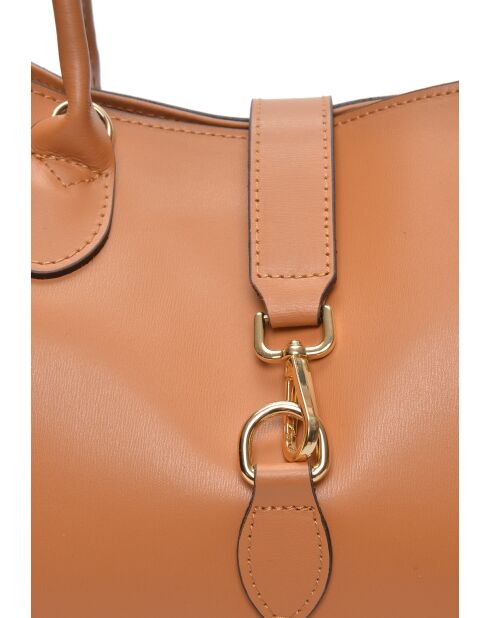 SS26 IR 483 cognac leren handtas - 29,5x40x12 cm