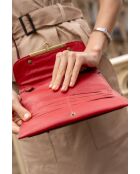 Bandolera Simone de piel roja - 20 X 13 cm