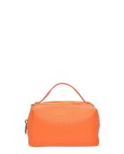 Borsa a tracolla SS26 IR 185T in pelle arancione - 12.5x17x6.5 cm