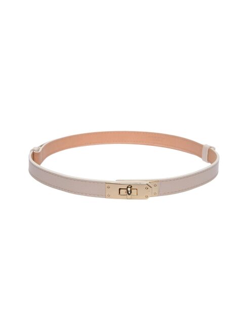 Ceinture en cuir SS26 IR 141 beige - 55-10x50-94 cm
