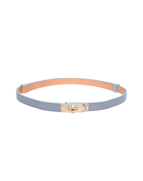 Ceinture en cuir SS26 IR 141 bleu ciel - 55-10x50-94 cm