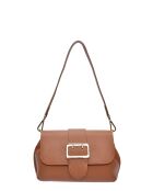 SS26 IR 183T Schultertasche aus cognacfarbenem Leder - 17x25x5 cm